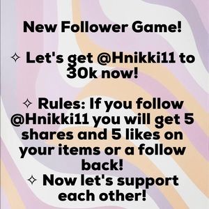 ⓃⒺⓌ ⒻⓄⓁⓁⓄⓌⒺⓇ ⒼⒶⓂⒺ!